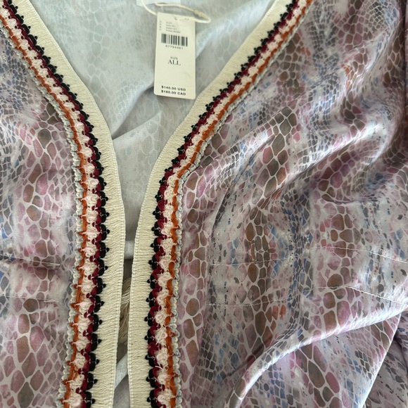 one size Elizabeth Gillett Anthropologie kimono NWT - Picture 5 of 5